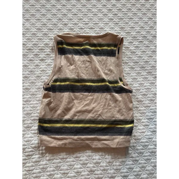 Women's striped sleeveless tank top - Image 3