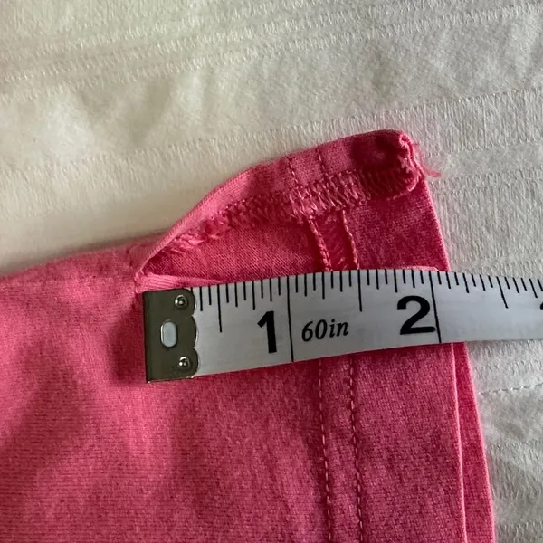 PINK Victoria's Secret Pink Long Sleeve Tee Black Mesh Detail Medium Oversized - Image 9