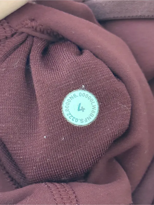 Lululemon Wunder Train High-Rise Crop 23" Mulled Wine Red - Image 4