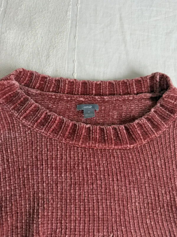 Aerie burgundy sweater - Image 2