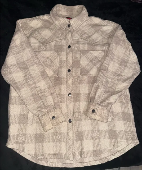 Rock & Roll Denim western shacket Gray - Image 2