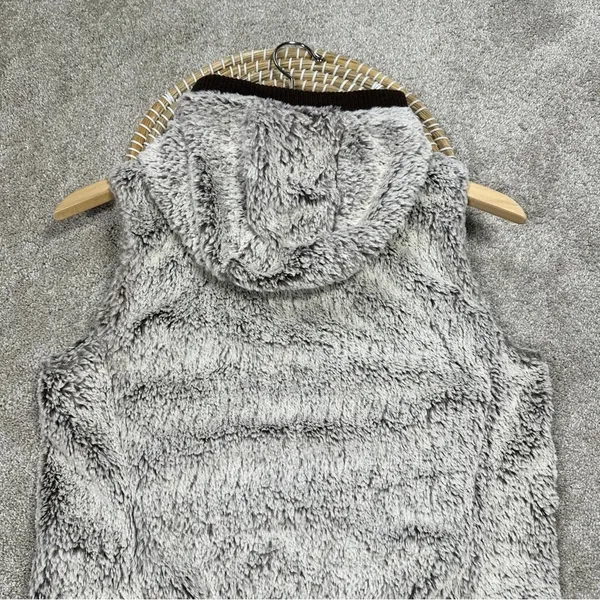Patagonia Women’s Conejo Vest Hooded Fleece Fuzzy Full Zip in Java Brown Size S - Image 7