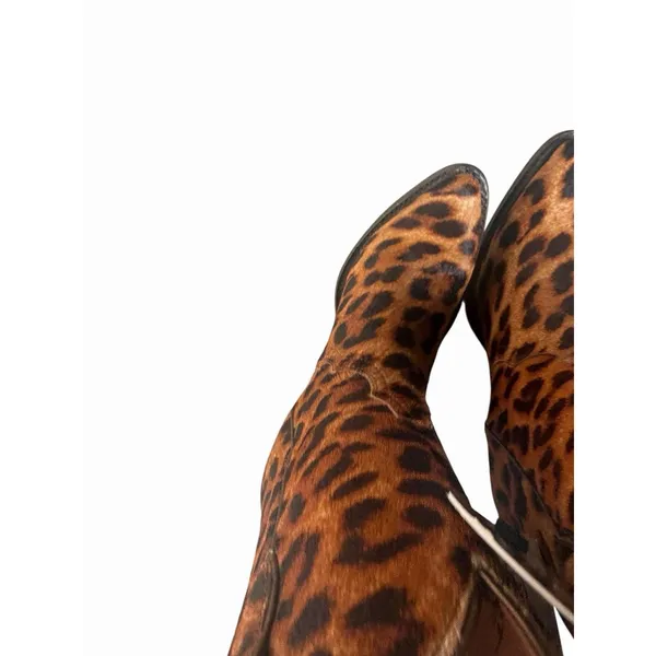 NEW $275 Ariat Women's Bandida Leopard Calf Hair Western Boots Cowboy Point Toe - Image 16