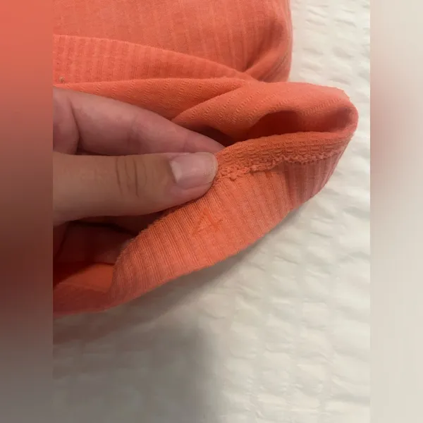 Lululemon Orange Ebb to Street Cropped Racerback Tank - Image 4