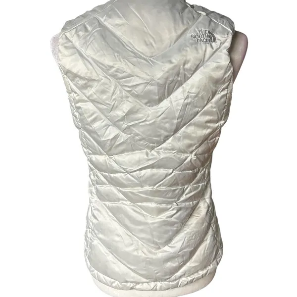 The North Face Jacket Coat 550 White Down Puffer Vest Size Women's XS - Image 4