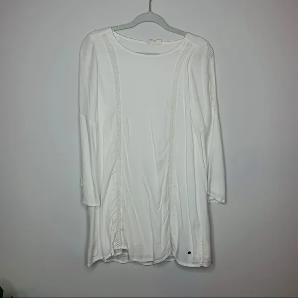 Roxy White Flowy Dress - Image 3