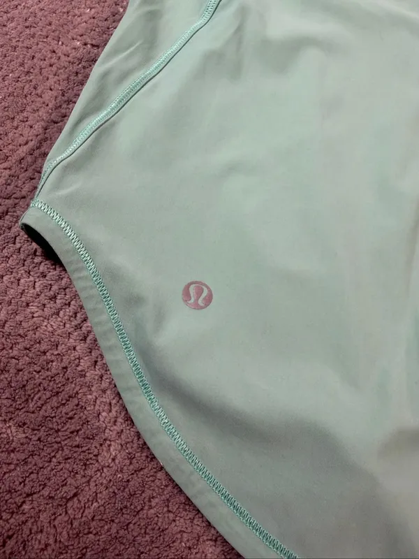 Lululemon Sculpt Tank Size 6 Mint Green Mesh Back Cutout Athletic Running Yoga - Image 5
