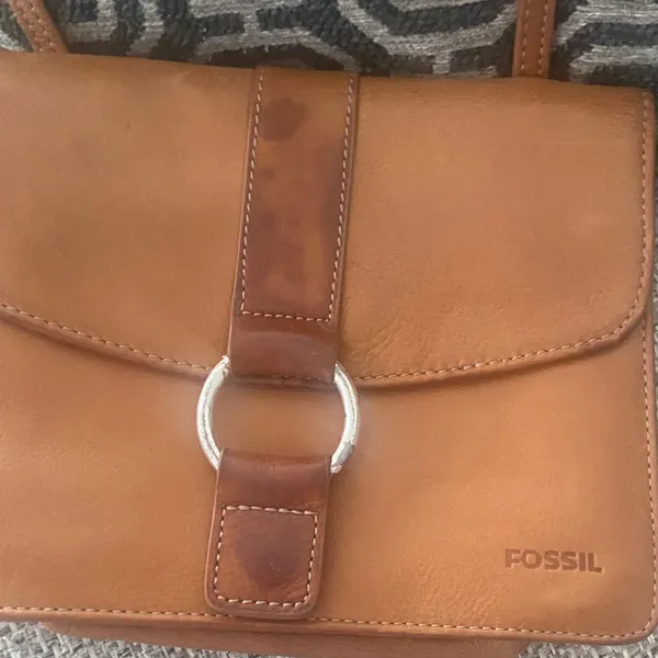Fossil Tan Crossbody Bag - Image 7