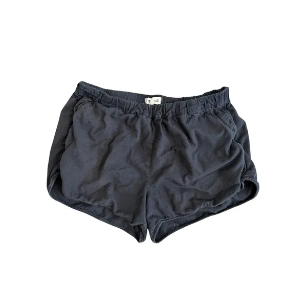 Madewell Black Pull-On Shorts Large Elastic Waist Casual Summer H5956 - Image 2