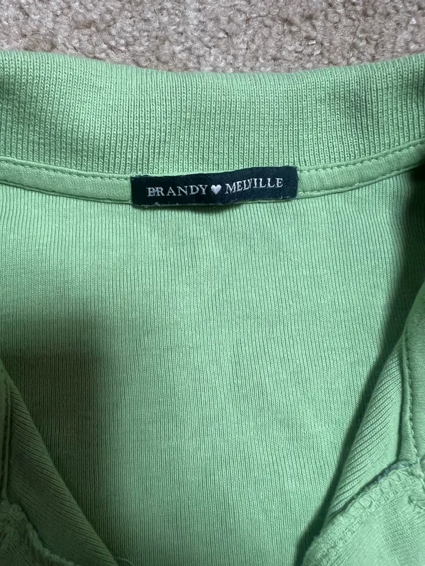 Green Brandy Melville Top - Image 2