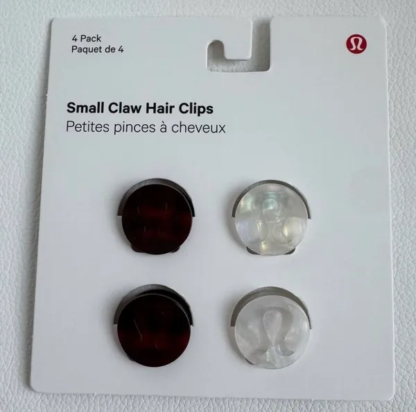 Lululemon Small Claw Hair Clips 4 Pack - Image 4