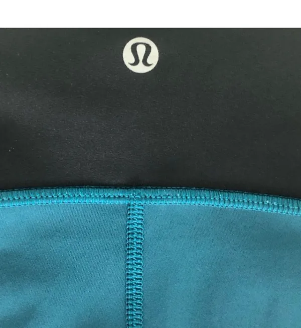 Lululemon Train Times Short 6" Inseam Nile Blue / Black Size 8 - Image 9