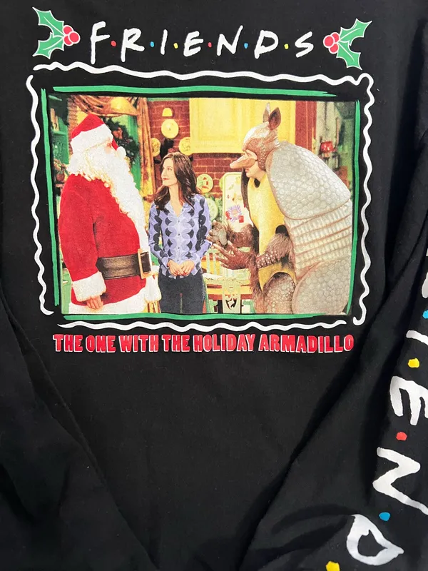 Friends TV Show Christmas Long Sleeve Shirt - Image 2