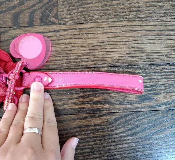 VINTAGE Juicy Couture Pink Wristlet - Image 10