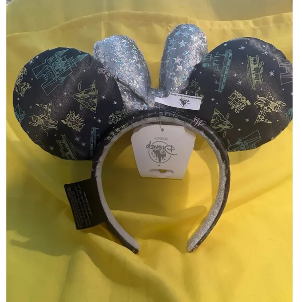 NWT Disney Parks California Disneyland Kathucha 100th Anniversary Headband Ears - Image 5