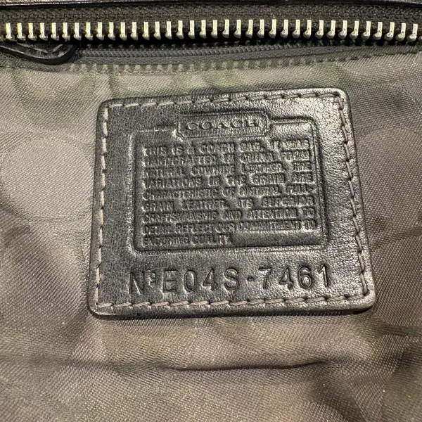 Coach Black Leather Small Soho Baguette Bag‎ Silver Hardware 9541 - Image 14