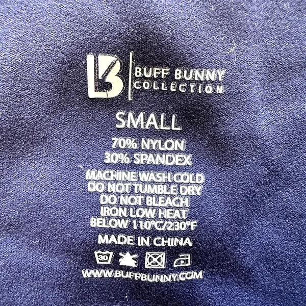 Buffbunny Legacy Legging Rainfall Navy Blue Athletic Shaping Compression S - Image 4
