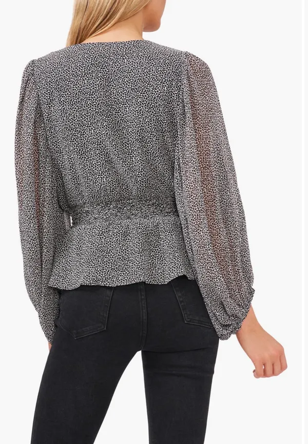 Vince Camuto Blouse V-Neck Long Sleeve XL - Image 3