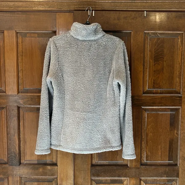 Patagonia Los Gatos 1/4 Zip Fleece Pullover Womens‎ Medium M Drifter Grey 25235 - Image 3