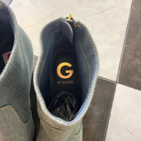 NEW G by Guess Denim Ankle Booties - Image 5