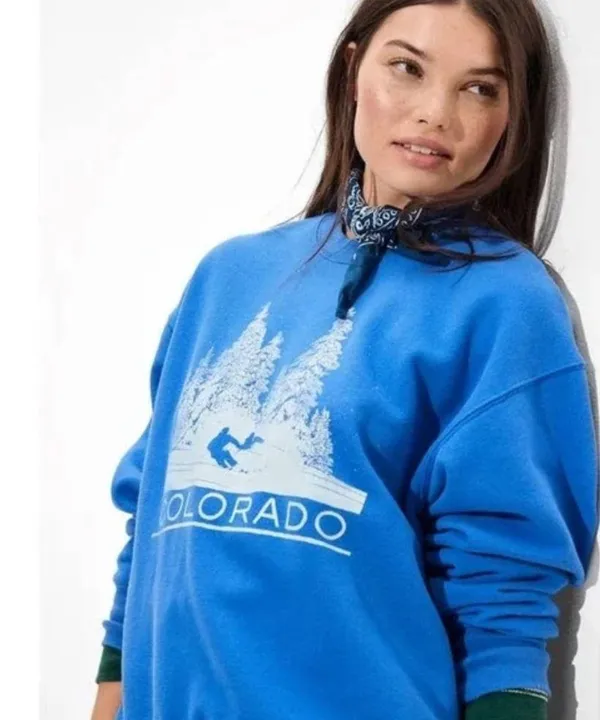 American Eagle Colorado Ski Classic Crewneck Sweatshirt - Image 2