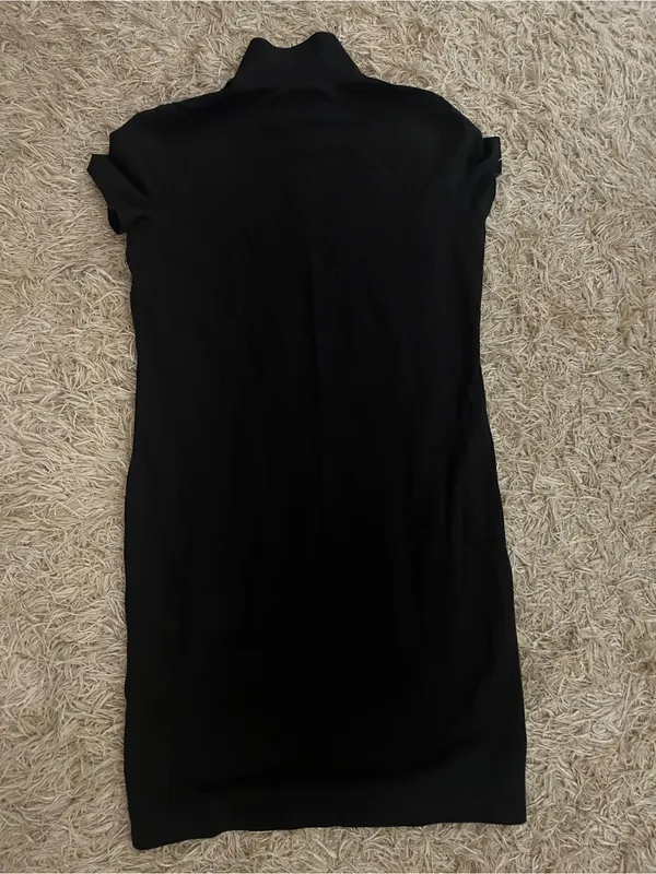Brooks Brothers Black Polo Midi Dress with Pink Logo - Image 5