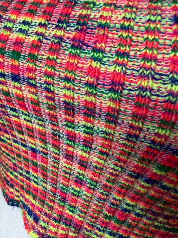 Edikted Rainbow Color Backless Halter Tank Top Size Small - Image 5
