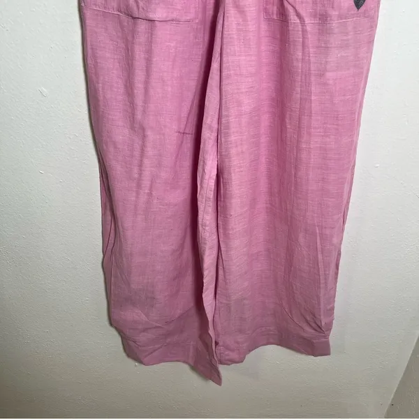Nicobar Women's Size XS‎ Serene Pant Lilac Purple Wide Leg Gathered 100% Cotton - Image 8