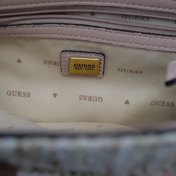 Guess Tweed Tote Women Pink Gold Coquette Small Crossbody Bag - Image 7