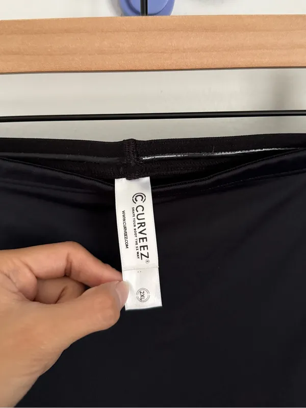Curveez 2XL NEW Leggings Black High Waisted Shaping - Image 5