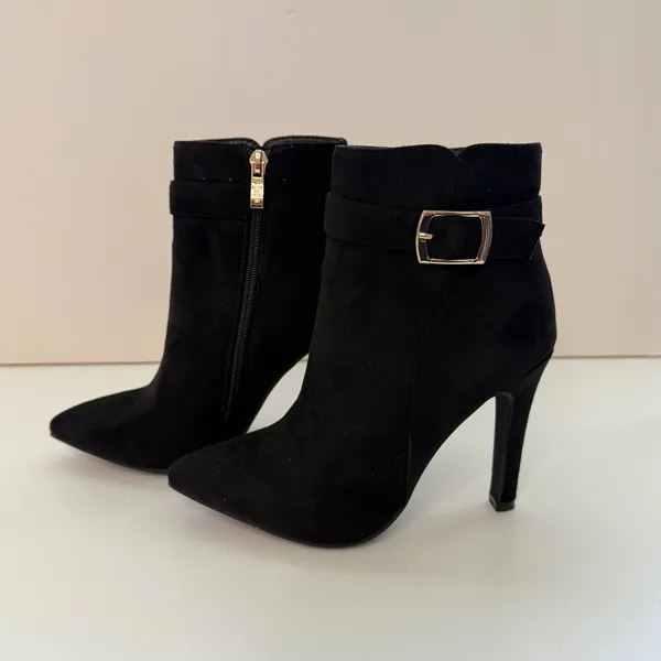 Idifu Dana Ankle Bootie Sz 6.5 Faux Suede Buckle Sillito Whimsigoth Mob Wife - Image 5