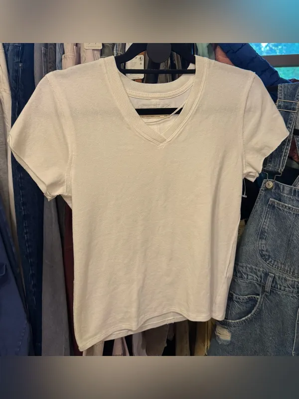 NWOT Free People We The Free One That Got Away Tee - ivory white - Large - Image 7