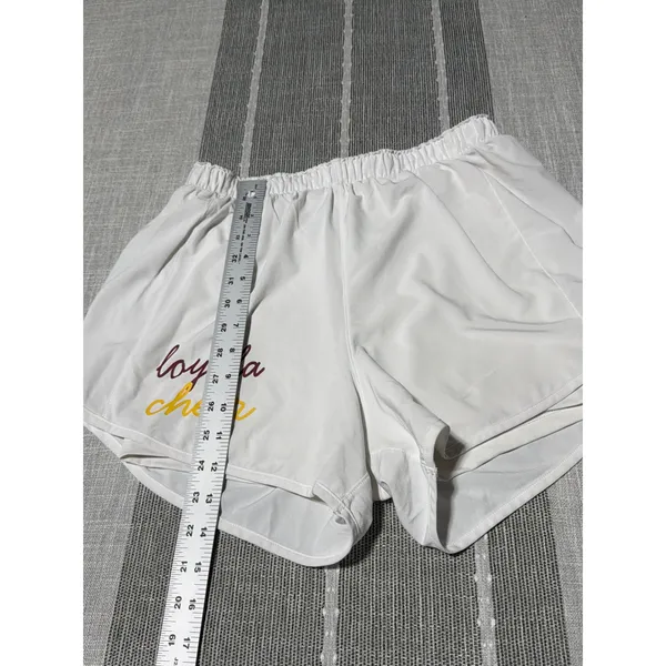 Varsity Spirit Loyola Cheer White Athletic Shorts‎ Women Small Spandex Liner - Image 2