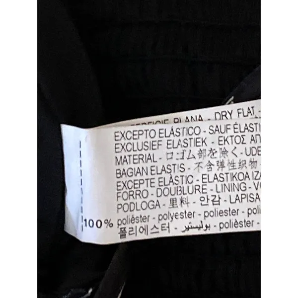 Zara Women's Black Satin Sleeveless Animal Print Crossback Crop Tank Top Size M - Image 5