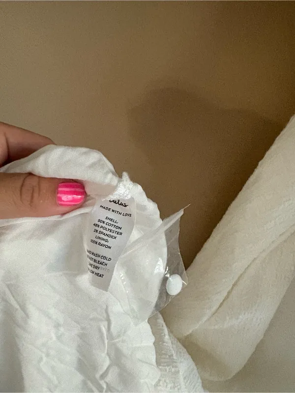 Lulus Palermo Perfection White Collared Midi Dress with Pockets Size Small Beach - Image 12