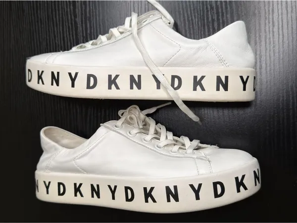 Size 8M DKNY Banson Lace - Platform White Color Women’s - Image 4