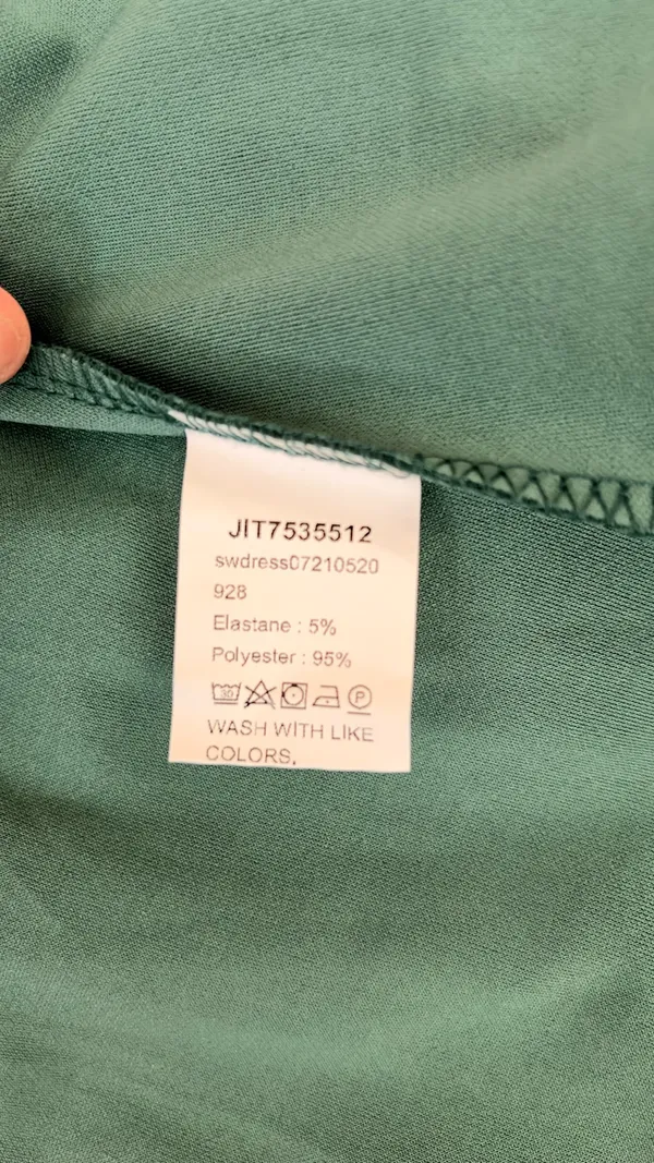 SheIn Emerald Green Bridesmaid Gown Medium - Image 5