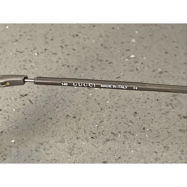 Gucci Eyeglasses Frames Only GG 1629 3VE 52-19-140 Italy full rim silver metal - Image 7