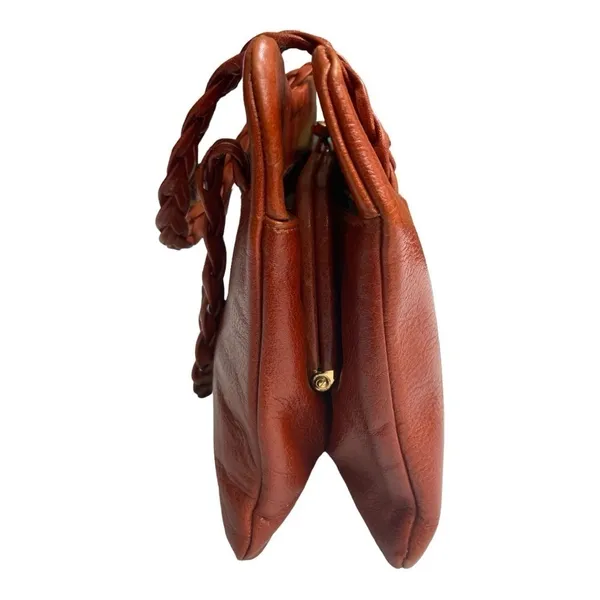 Vintage Jane Shilton Brown Leather Handbag, England, 1970's - Image 3