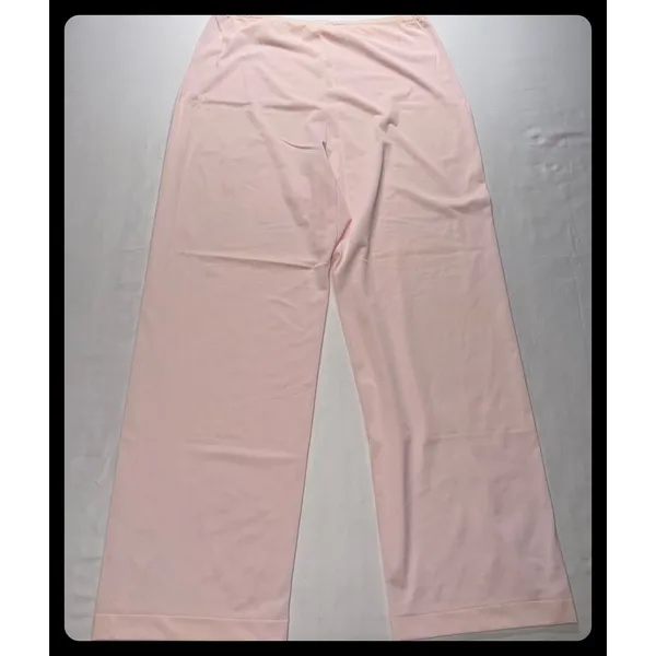 Shadowline Pajama Set Womens S Pink Lace Floral Button Front Loungewear - Image 7