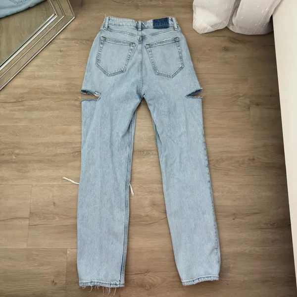 Abercrombie and Fitch The Dad High Rise Denim Jeans Curve Love - Image 7