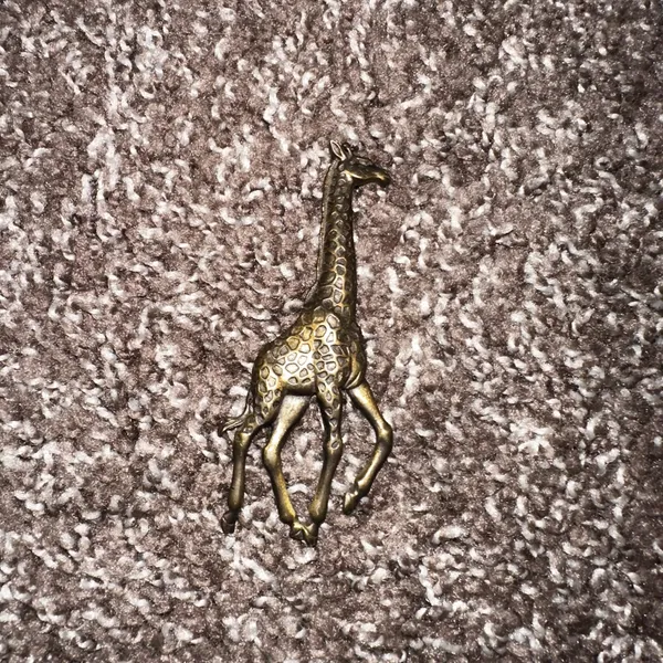 Vintage JJ Giraffe Brooch Gold Tone - Image 3