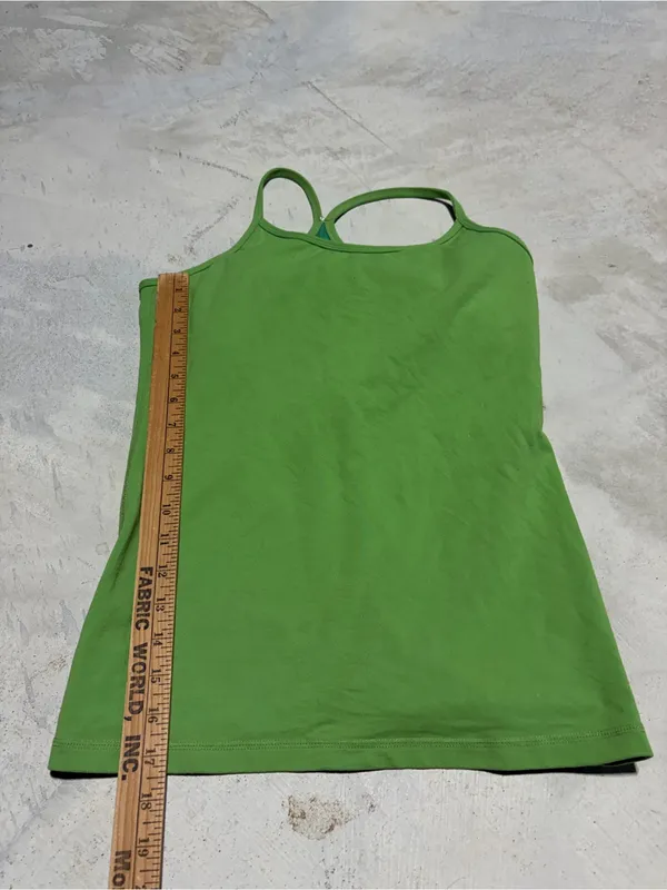 Lululemon Green Strappy Tank Top - Image 2