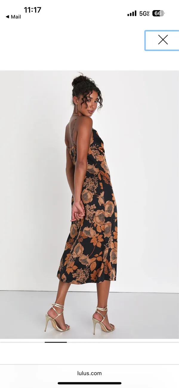 Lulus Cowl Neck Dress - Image 2