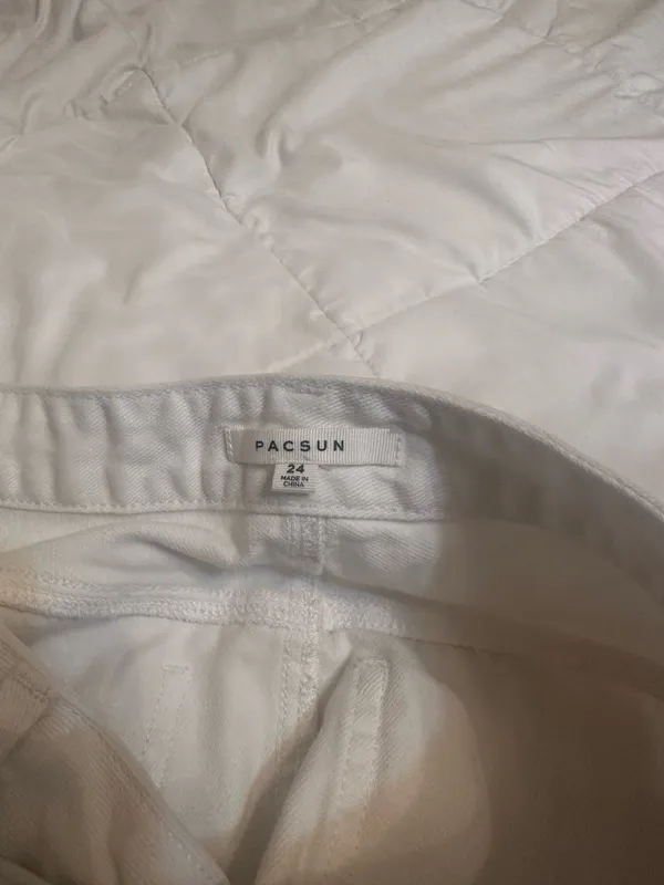 PacSun White Denim Skirt Mini - Image 3