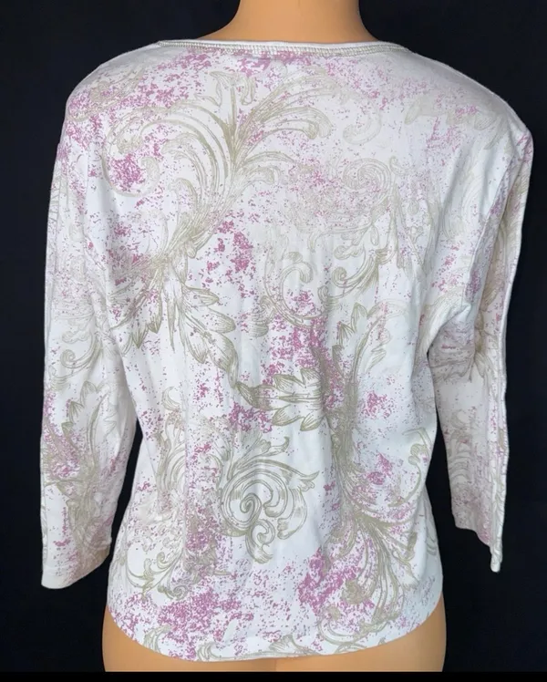 Rhinestone tee White Size L - Image 3
