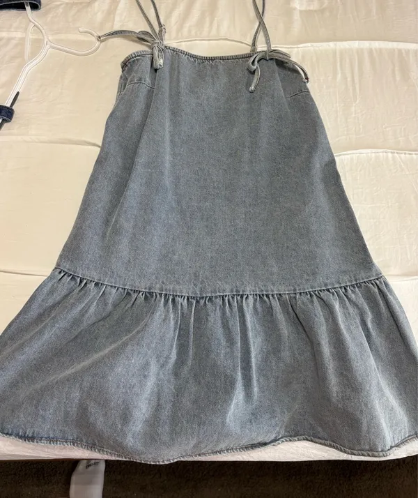 Jean Mini Dress Blue - Image 2