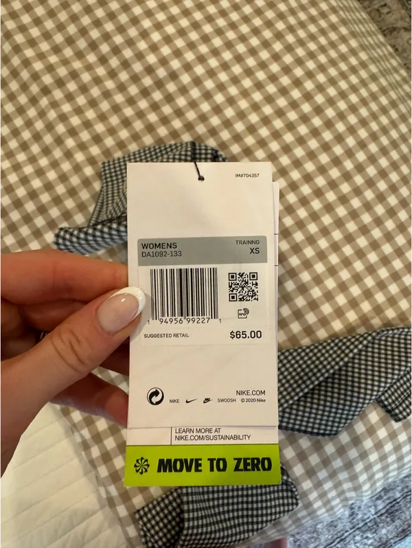 Nike Gingham Leggings - Image 5