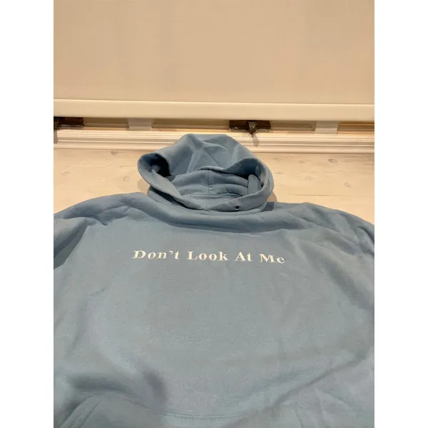 Oversized Hoodie Pullover Sweatshirt Don't Look At Me One Size‎ - Image 4