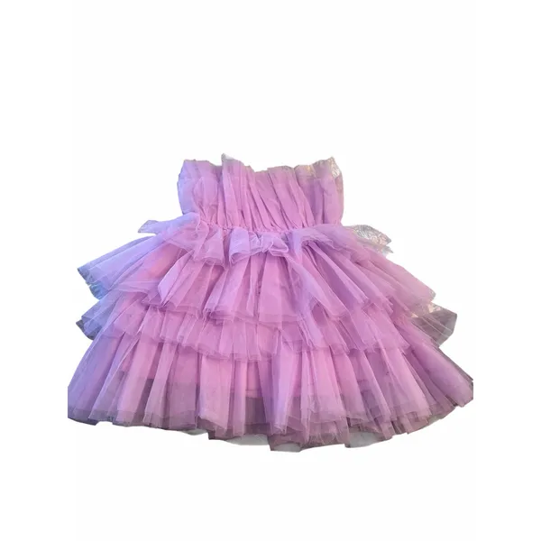Lavender Mable Aileen Ruffle Mini Dress - Size S - Image 7